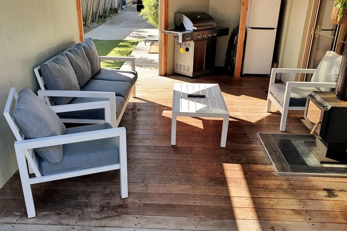 Fully fenced private backyard — pet-friendly Torquay holiday house